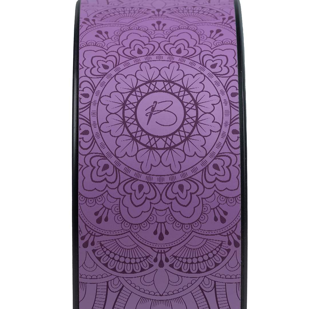 botthms botthms Purple PU Yoga Wheel 